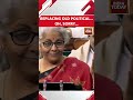 Watch: FM Nirmala Sitharaman's Slip Of Tongue, And A Smile During Budget Session 2023 | #shorts image