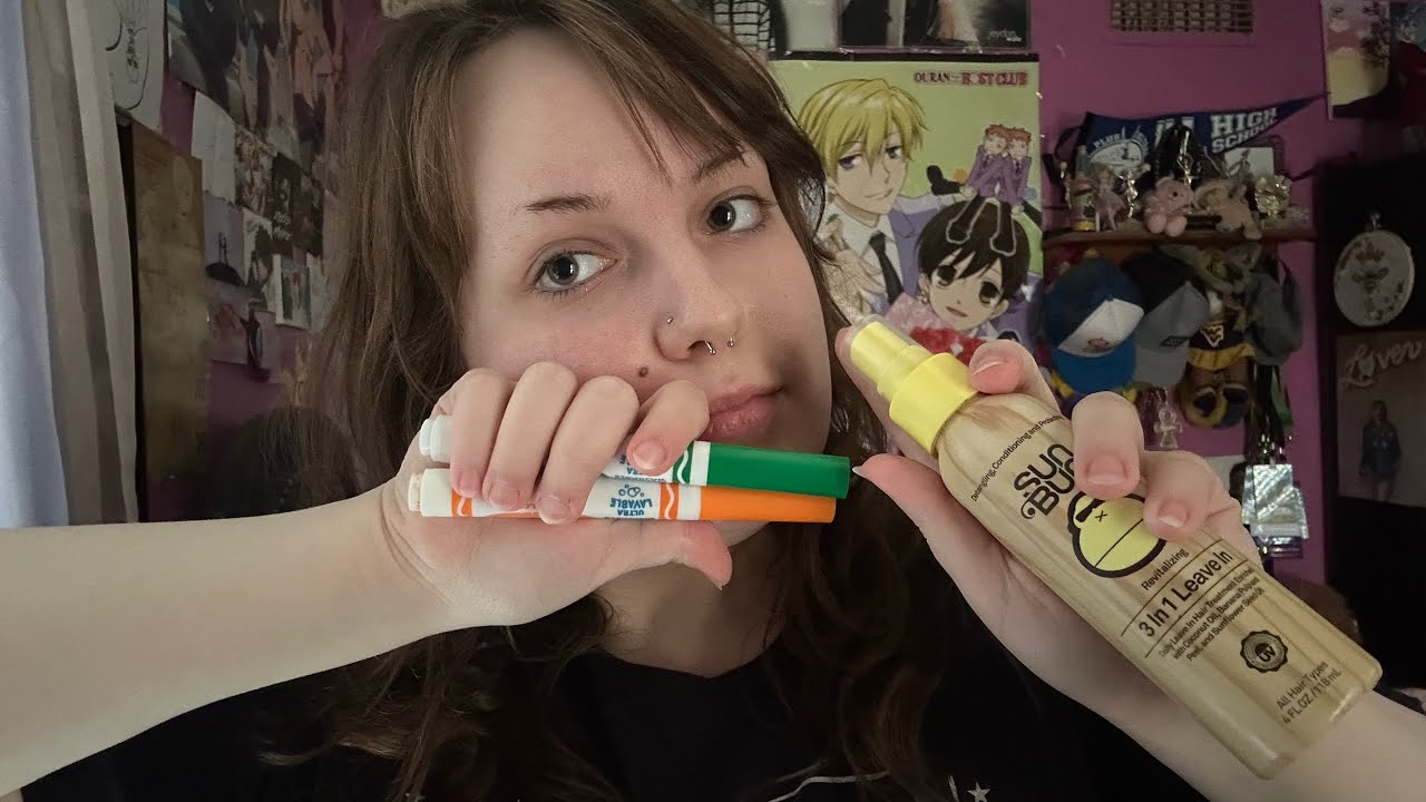 ASMR Doing Your Hair with Markers