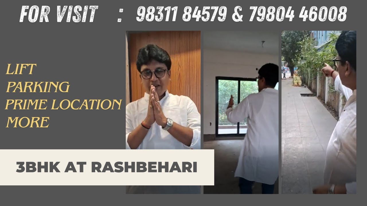 2200 SqFt 3BHK Flat Sale At Rashbehari Avenue | Gariahat | Root Realty | 2025
