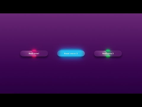 CSS Glassmorphism Button Hover Effect in Html and Css..