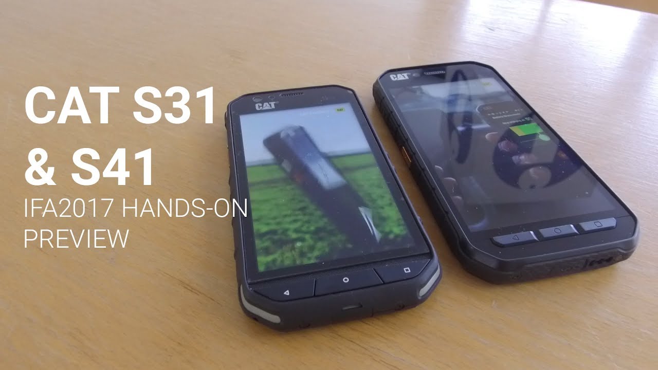 Preview CAT  S31 en S41  gooien met je smartphone YouTube