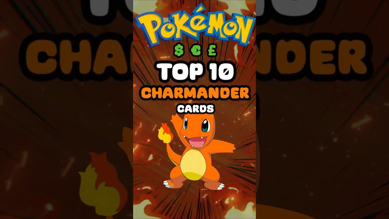Top 10 Most Expensive CHARMANDER Cards (RAW PRICES - Summer 2024) 