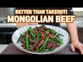 Perfect but Easy Mongolian Beef At Home l Better Than Restaurants