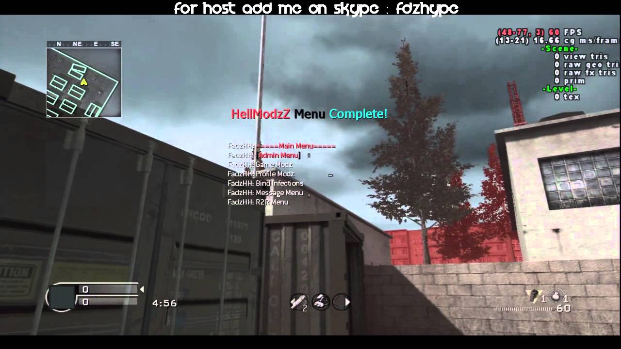 Hosting Cod4 Mod Menu FREE