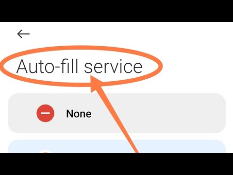 Auto Fill Service auto fill service check kaise kare Poco x3, how to check auto fill ...