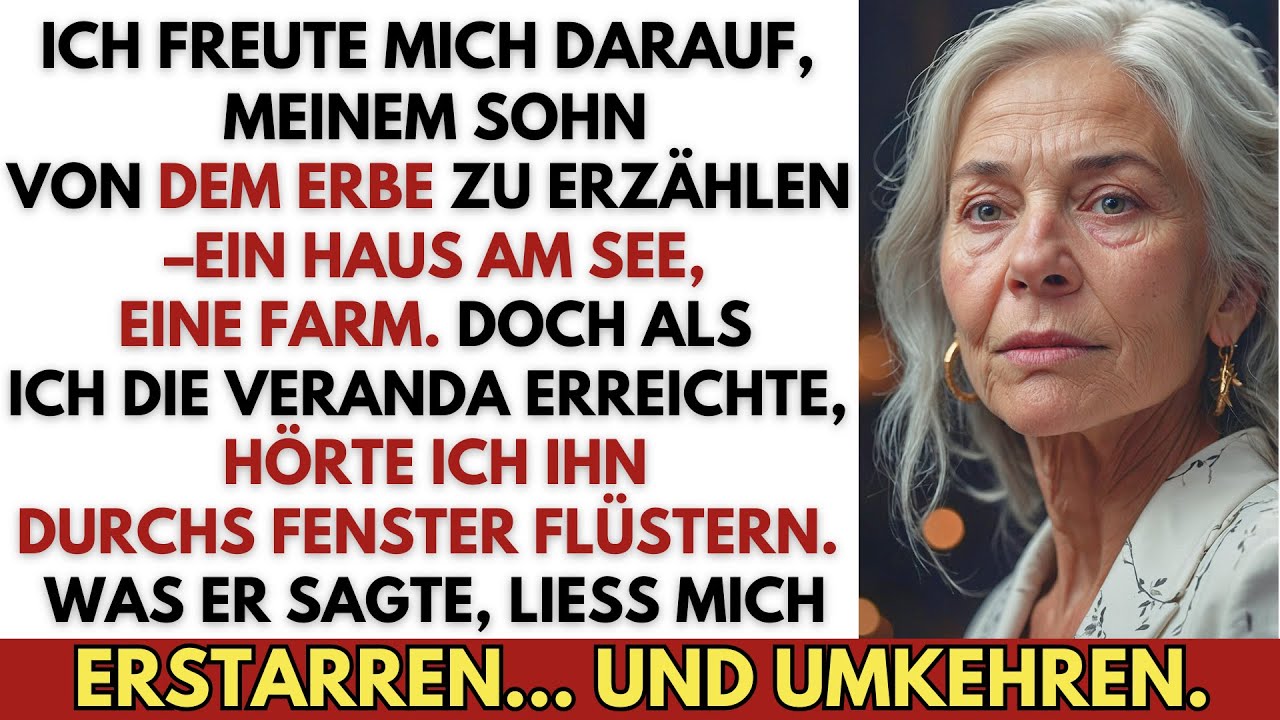 Ich wollte meinem Sohn von meinem Erbe erzählen – doch was ich hörte, ließ mich umkehren.