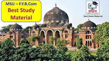 FY B.com MSU Study Material / Pamphlet / Book #msub #fybcom #sahas Maharaja Sayajirao University