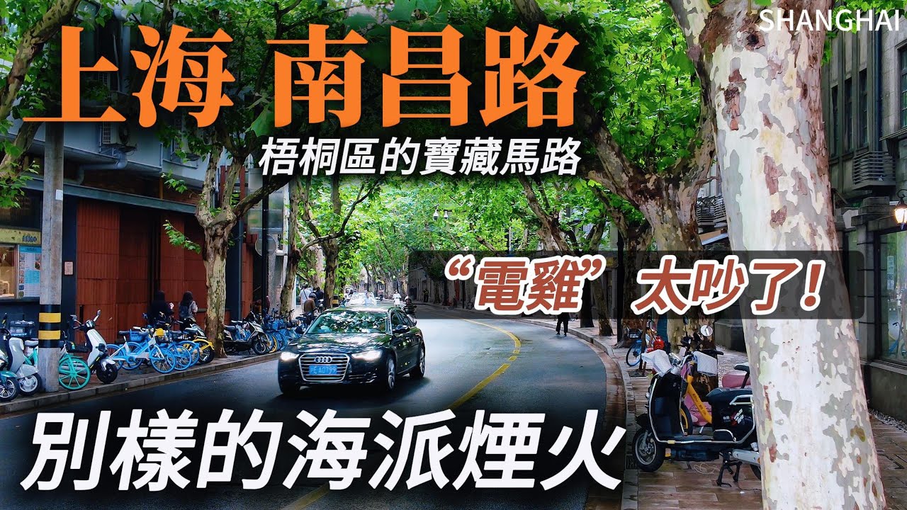 上海【南昌路】氛圍太棒了！毗鄰淮海路和思南路，這裡有名人故居，推窗可見的口袋公園、新式店鋪，使得寧靜、浪漫、藝術成為這條路的主旋律！｜上海旅遊｜上海自由行｜上海街道｜citywalk｜小白Ethan