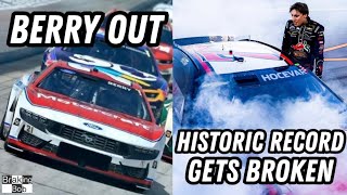 Berry OUT at Wood Brothers + Hocevar Breaks Historic NASCAR Merch Records
