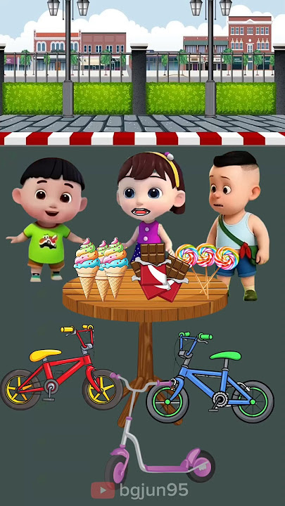 he doesn't want to share the lollipop #cartoon #funny #comedy #shorts #cocomelon #trendingshorts