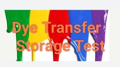 Color fastness to Dye Transfer Storage, AATCC163. #dyetransferstorage #textiletesting
