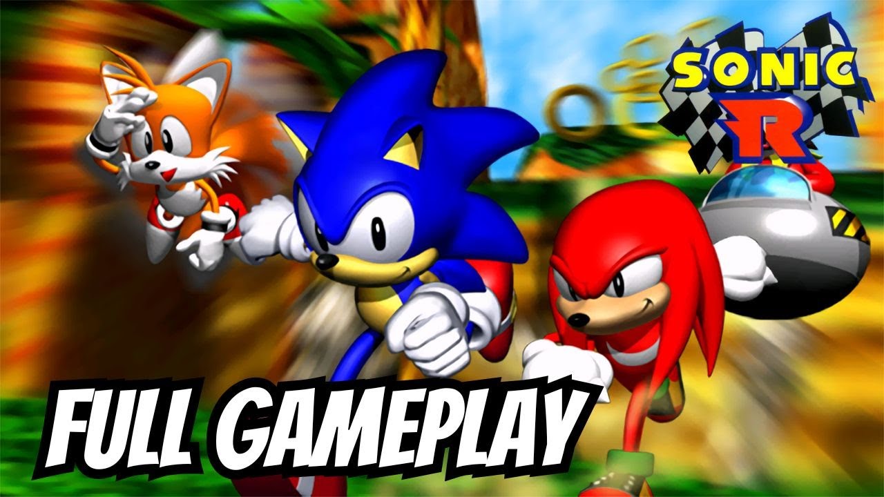 SS Sonic R 音速小子R ソニックR (1997) Full Gameplay 