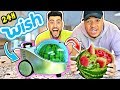 I Only Eat Foods Using The BEST WISH Food Products For 24 Hours !! (CRAZIEST FOOD HACKS FROM WISH)