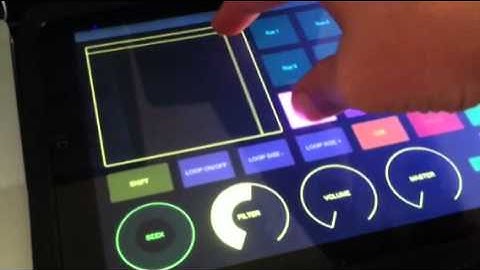 TouchOSC Traktor 2 PadFX Template