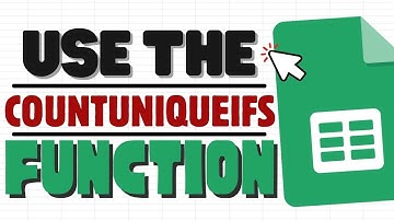 Google Sheets: How to Use the COUNTUNIQUEIFS Function (Quick Count)