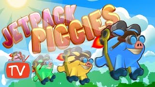 Jetpack Piggies Bros Application - Fun Flying Adventure Games - Android And iTunes Gameplay screenshot 1