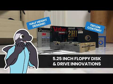 Disquette 5,25 pouces et innovations de lecteur