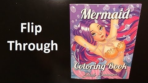 Flip Through | Mermaid coloring book