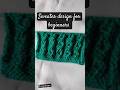 beautiful sweater design for beginners homemade #ytshorts #crochet #guriyadesigns