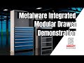Metalware Modular Drawer Demonstration