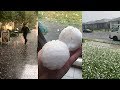 Huge hail stones battered Sydney (Dec 20, 2018)