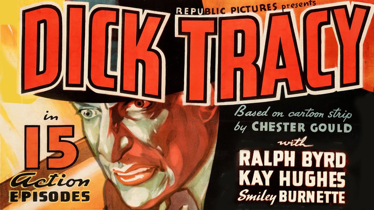 Dick Tracy (1937) 15-CHAPTER CLIFFHANGER🍕RALPH BYRD