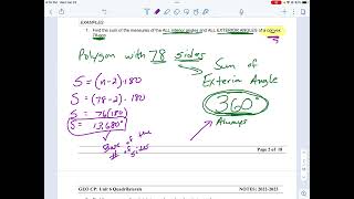 Geo Notes - Unit 6, Sec 1: Part 2 of 4