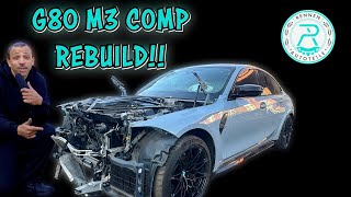 BMW M3 Competition (G80) Rebuild | Complete Damage Assessment & Interior Strip – Episode 1