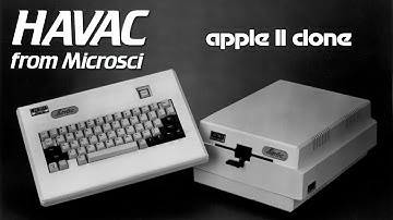 Apple II-kloon die je nog nooit hebt gezien: MicroSCI HAVAC! Ultra-zeldzaam!