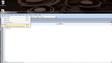 How to Create Macros in Microsoft Outlook : Using Microsoft Outlook