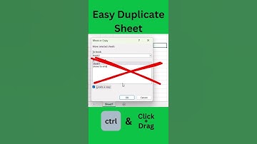 Excel Tip: Duplicate Sheet in One Move