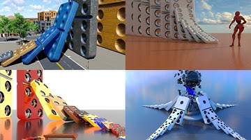 New Domino effect compilation video | Satisfying Domino compilation