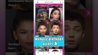 You can now set birthday alerts on the Famous Birthdays app! screenshot 3