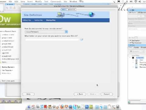Dreamweaver Sites
