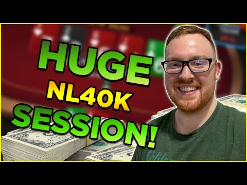 MY BIGGEST SESSION ON TWITCH! NL40K! GingePoker Stream Highlights