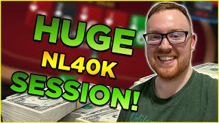 MY BIGGEST SESSION ON TWITCH! NL40K! GingePoker Stream Highlights