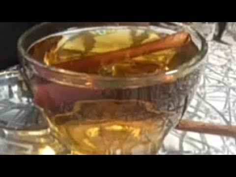 التفاح بالقرفه  