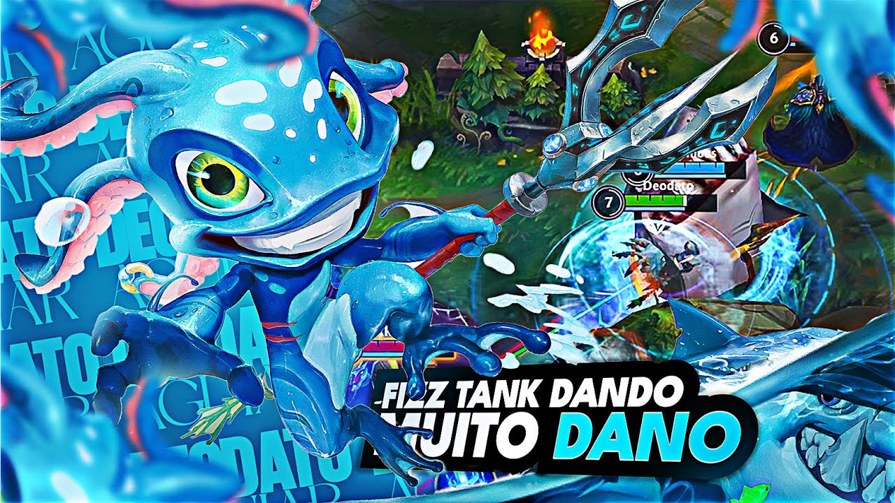 FIZZ TANK, dando ik em GERAL! - Rumo ao elo máximo | Wild Rift (Builds e Runas)