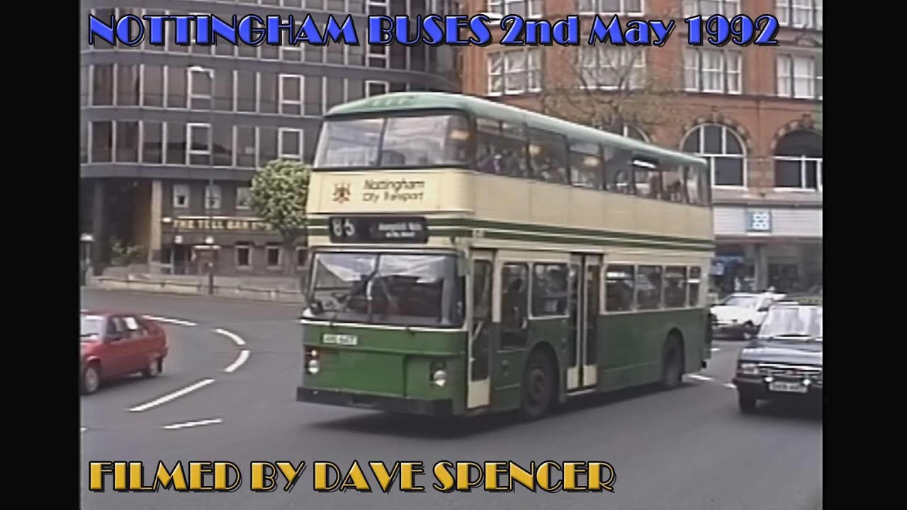 DS0057v8 2nd May 1992 Nottingham Buses by Dave Spencer