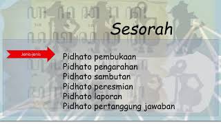 BAHASA JAWA KELAS 5 MATERI SESORAH 1