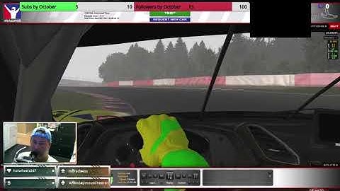 IRacing New Ferrari EVO at Circuit de Spa Francorchamps (Replay) Lap 2:18.773 using Quadstick