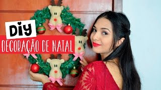 Diy Rena em feltro - Decoração de Natal