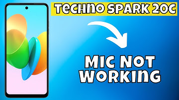 Mic Not Working Tecno Spark 20c || How to change Mic settings || How to set Mic options