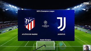PES 2021 | Atletico Madrid vs Juventus | C.Ronaldo Hat Trick | UEFA Champions League UCL | Gameplay