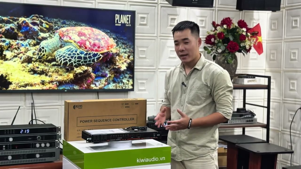 Quản lý nguồn điện tự động cho bộ dàn Karaoke gia đình Kiwi Q208