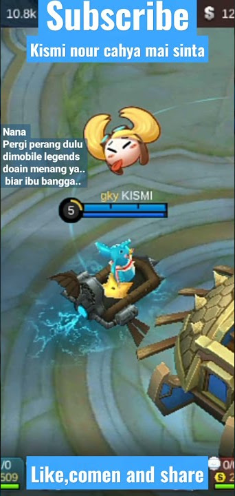 nana pergi perang naik kapal yi sun shin #mobilelegends #shorts lucu #500subs