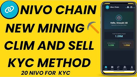 🔥 How to Create Nivo Chain Account | Nivo Chain Mining ⛏️ | KYC Method | Token Buy & Sell Process