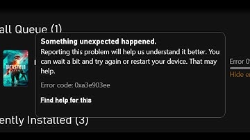 Fix Error Code 0xa3e903ee, 0xa3e903e8, 0xa3e903ed When Installing EA Play Games On Xbox App On PC