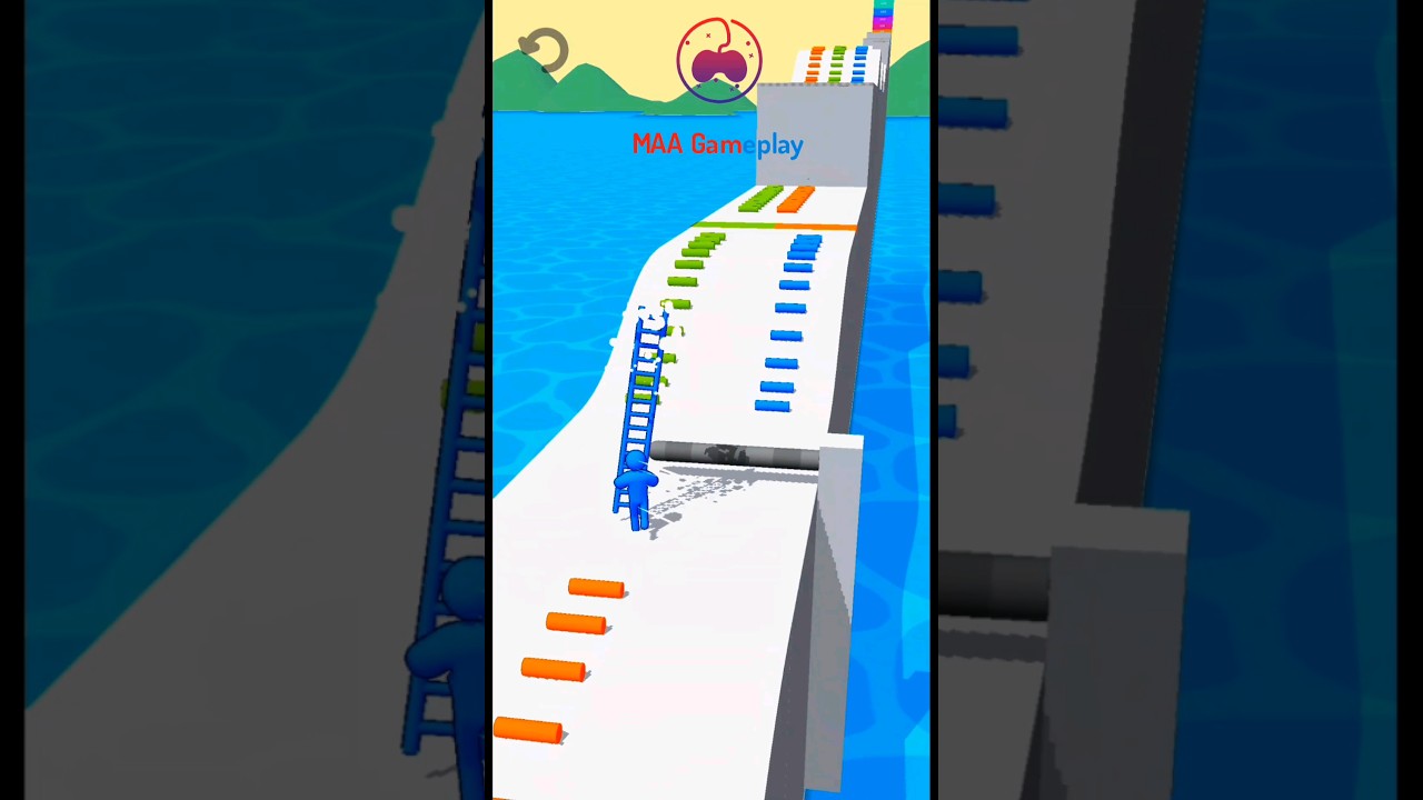 Satisfying Mobile Game: Ladder Master Walkthrough Gameplay Freeplay Android,ios 
