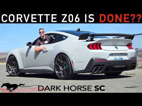 2026 Ford Mustang Dark Horse SC -- Absolutely NASTY Exhaust, but is This Pony BETTER Than Corvette??